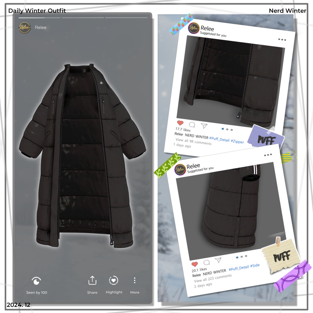 【Chocolat  update】【PB】『Nerd Winter』【12 Avatars】