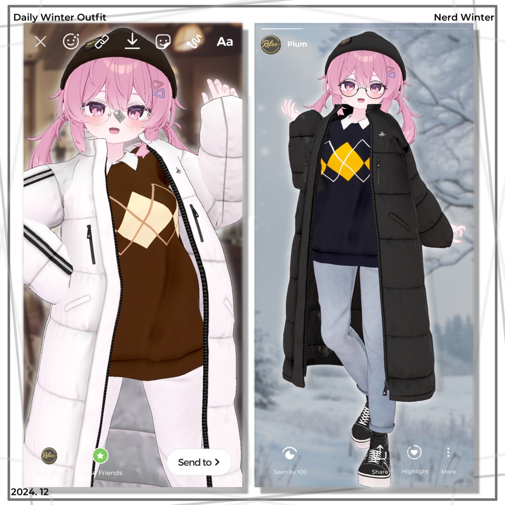 【Plum update】【PB】『Nerd Winter』【13 Avatars】