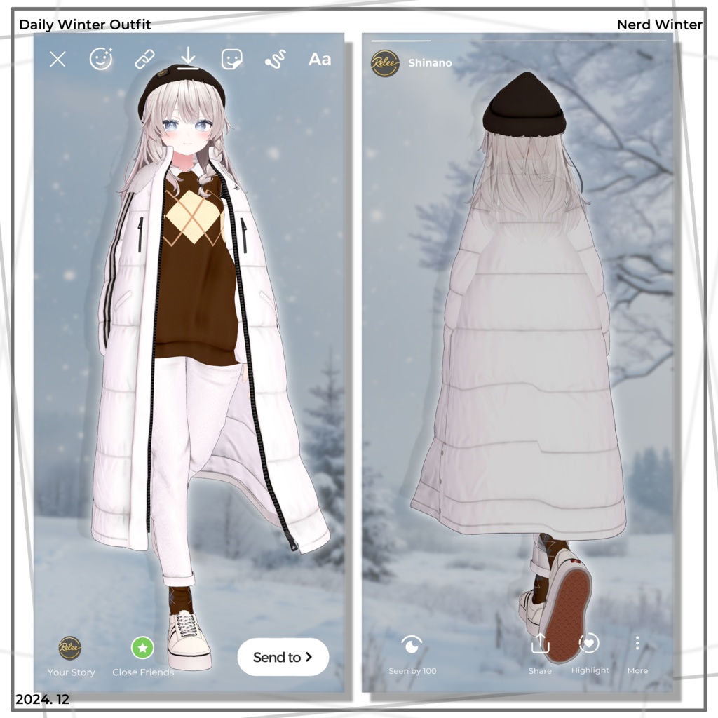 【Chocolat  update】【PB】『Nerd Winter』【12 Avatars】