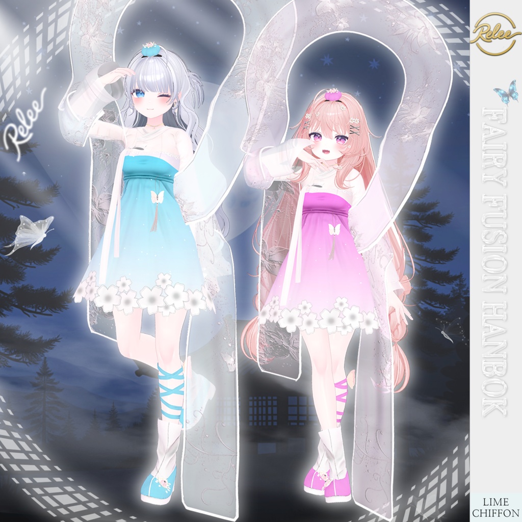 【Chocolat update】【PB】Fairy Fusion Hanbok【12 Avatars】
