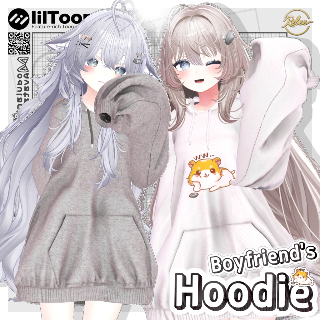 ✨OPEN SALE✨【PB】Boyfriend's Hoodle【12 Avatars】