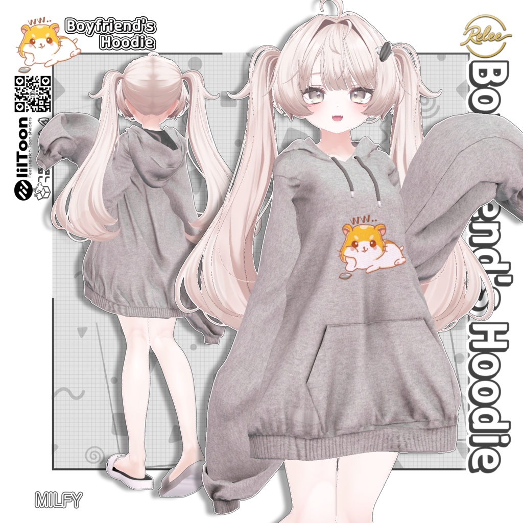 ✨【Lumina update】✨【PB】Boyfriend's Hoodie【19 Avatars】