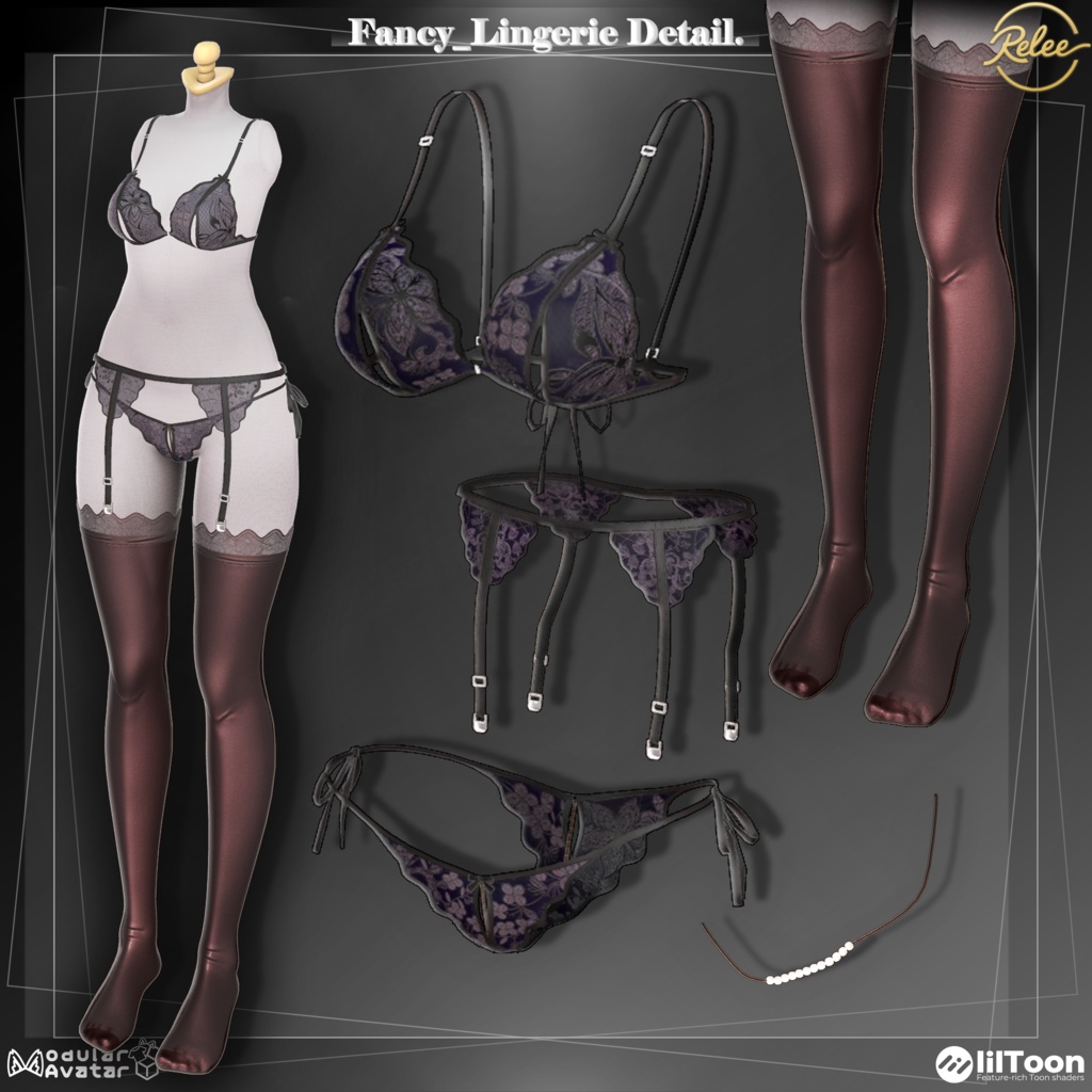✨【Lumina update】✨【Animation】『Fancy Lingerie』【18 Avatars】