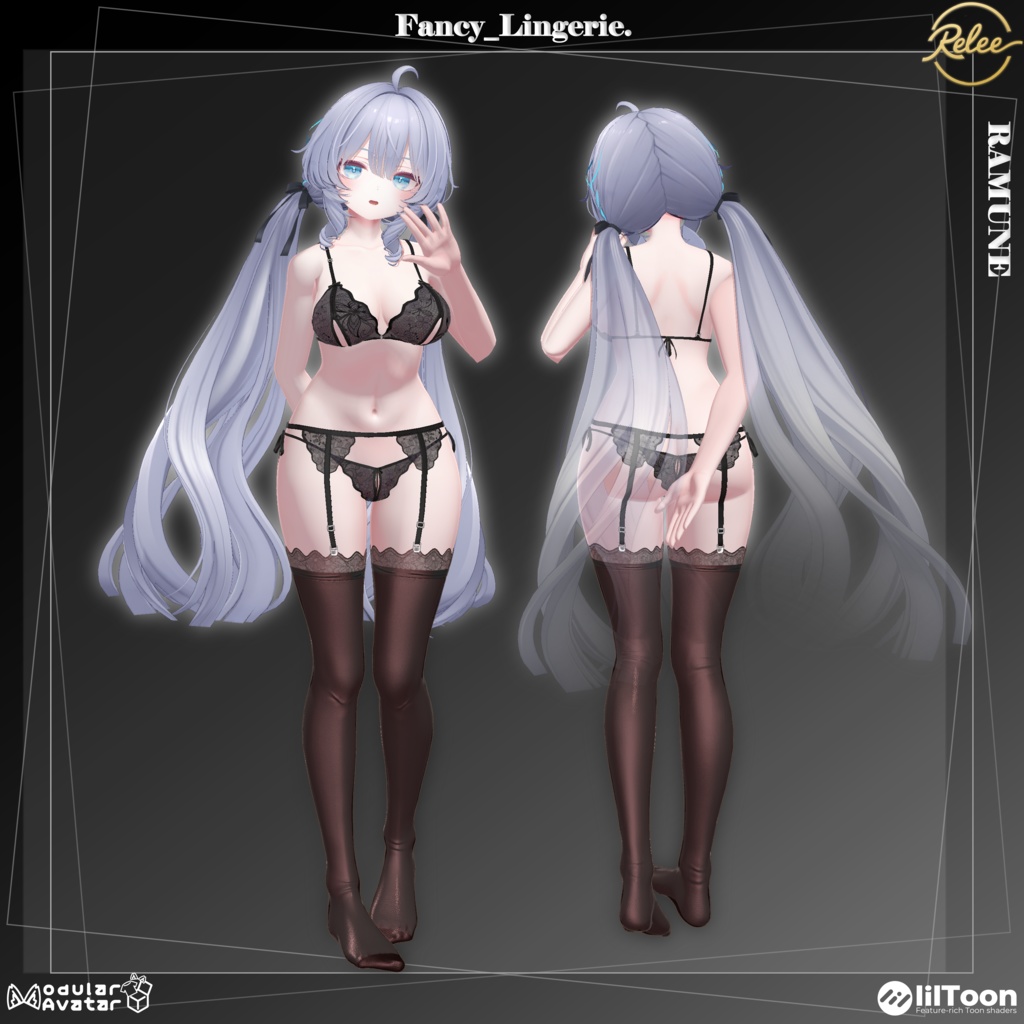 ✨【Ramune update】✨【Animation】『Fancy Lingerie』【19 Avatars】