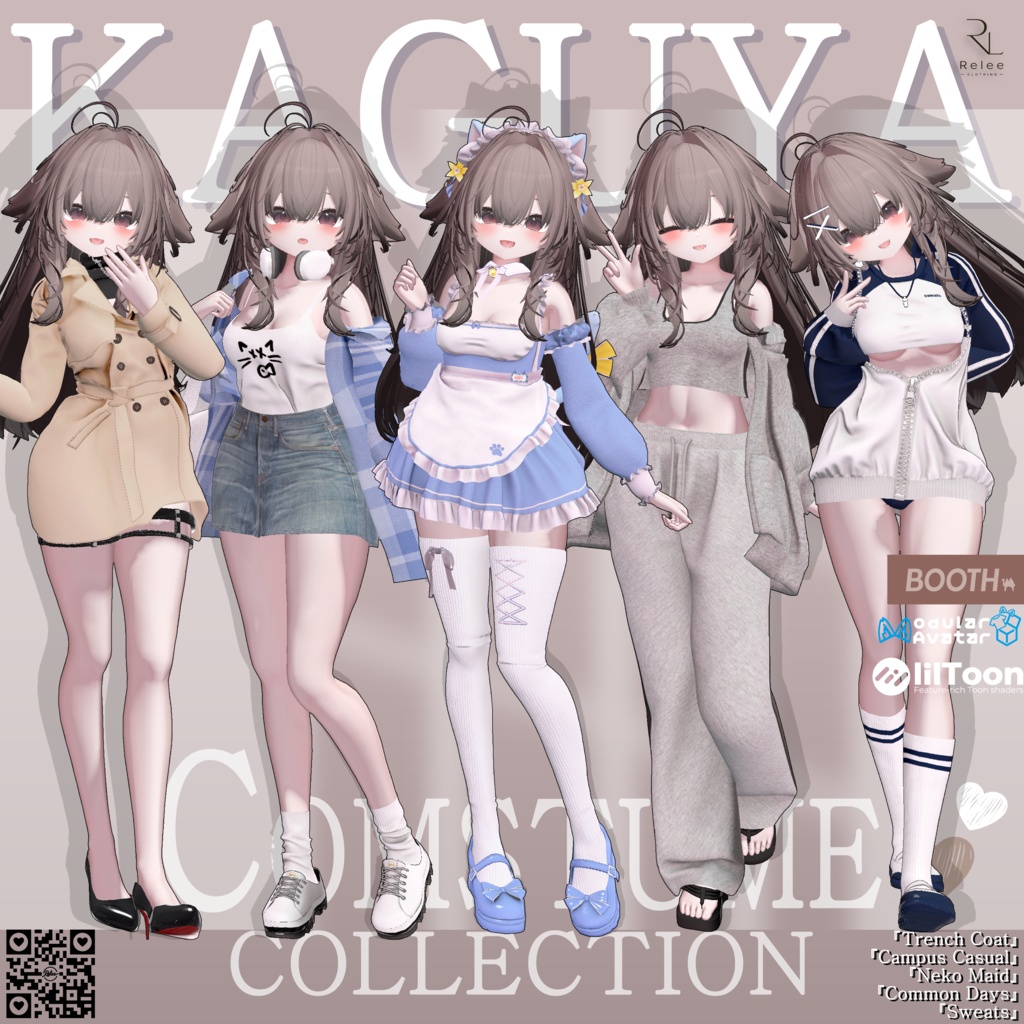 🎉 RELEASE SALE | 60% OFF🎉KAGUYA & Mizuki & Rurune's Costume Collection1