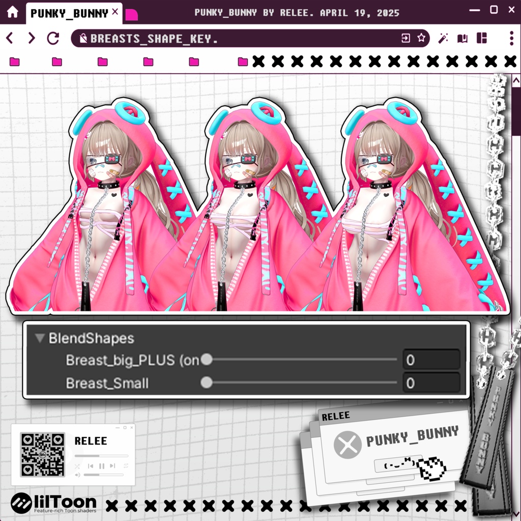 ✨【Lumina update】✨【PB】『Punky Bunny』【18 Avatars】