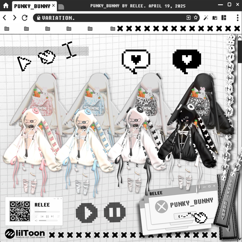 ✨【Lumina update】✨【PB】『Punky Bunny』【18 Avatars】