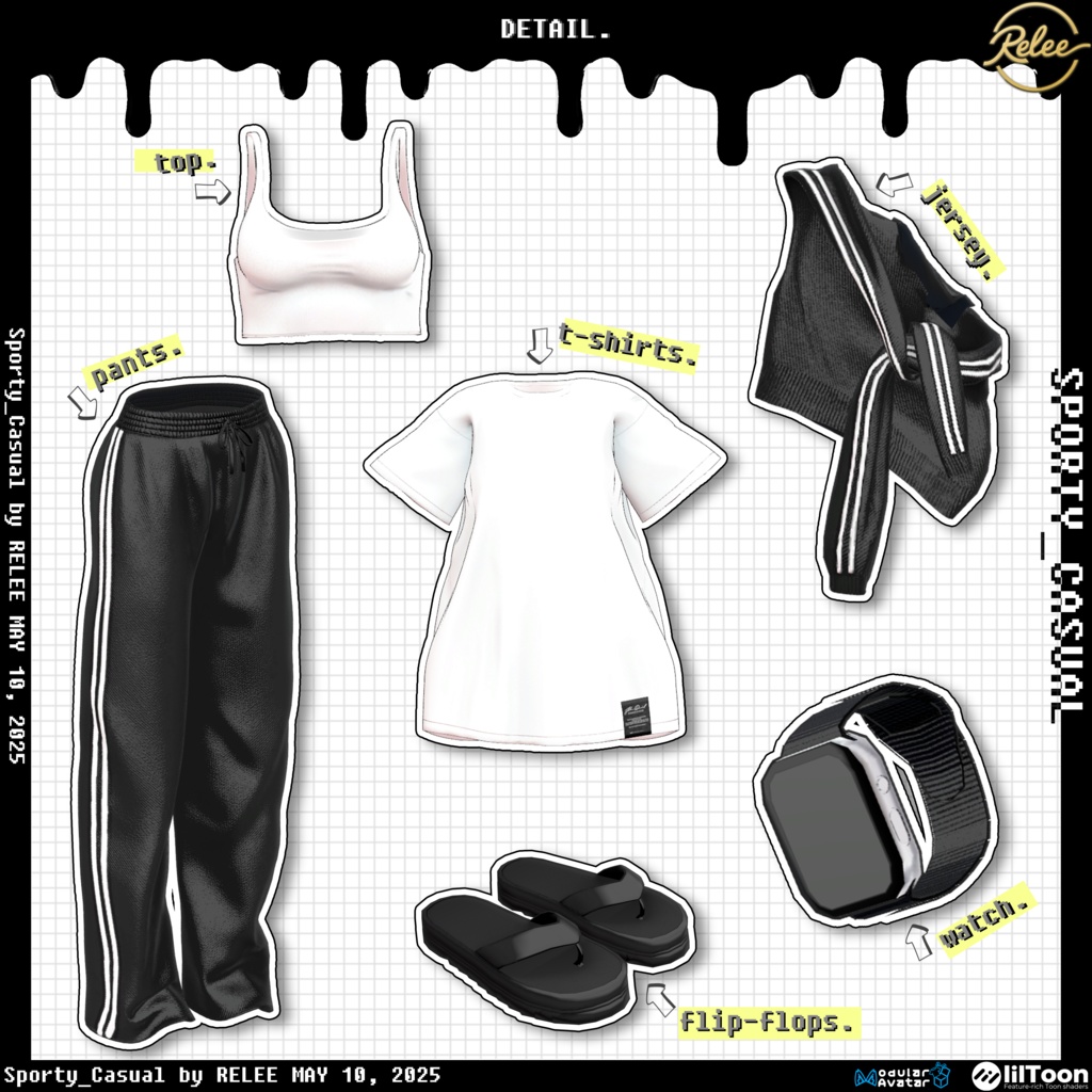 ✨【Eku update】✨【PB】『Sporty_Casual』【17Avatars】