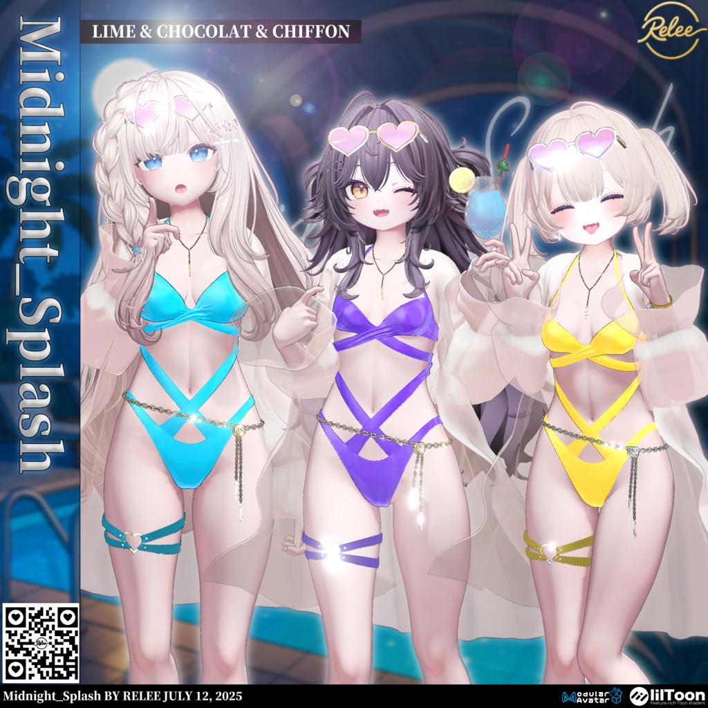 ✨【Eku update】✨【PB】Midnight_Splash【17Avatars】