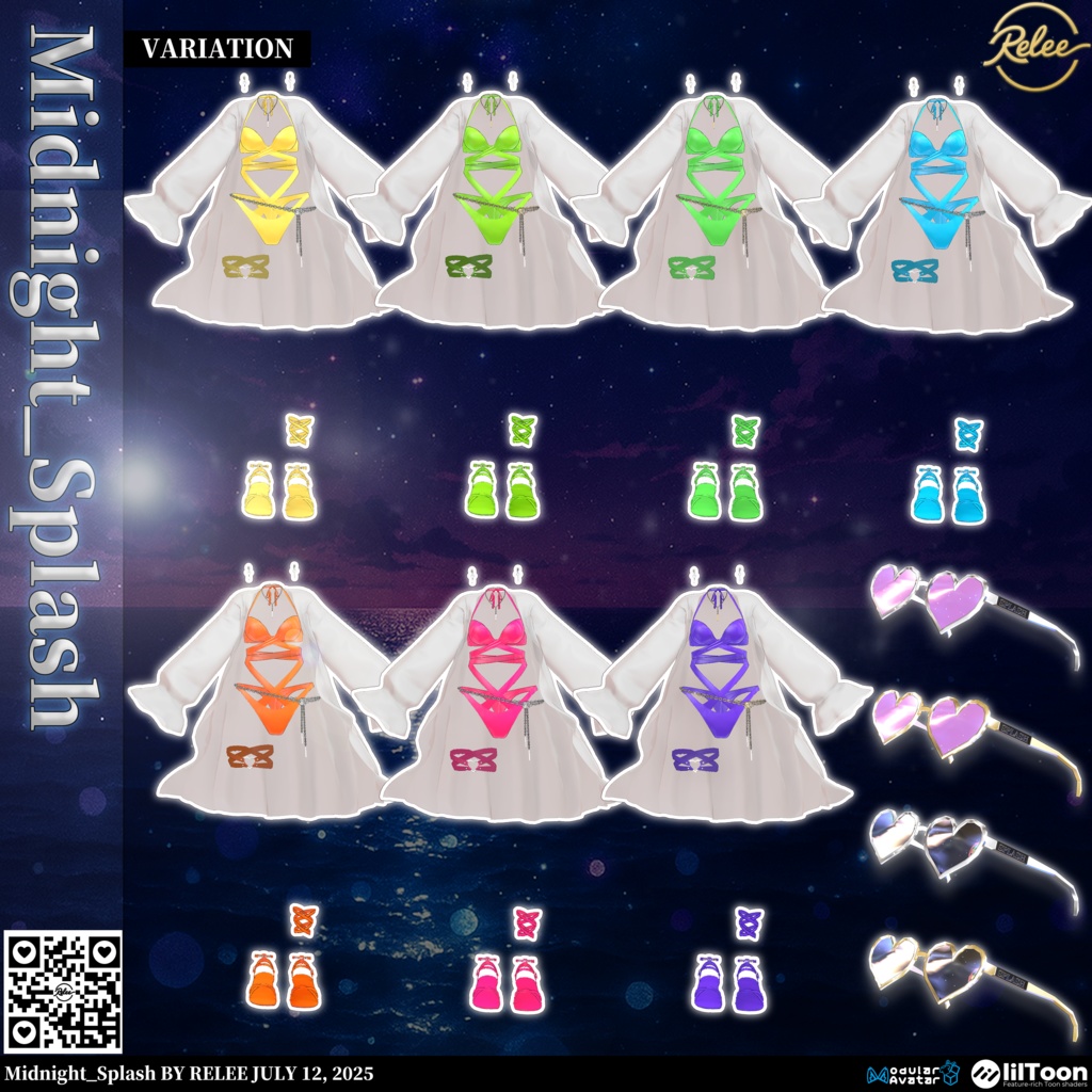 ✨【Eku update】✨【PB】Midnight_Splash【17Avatars】