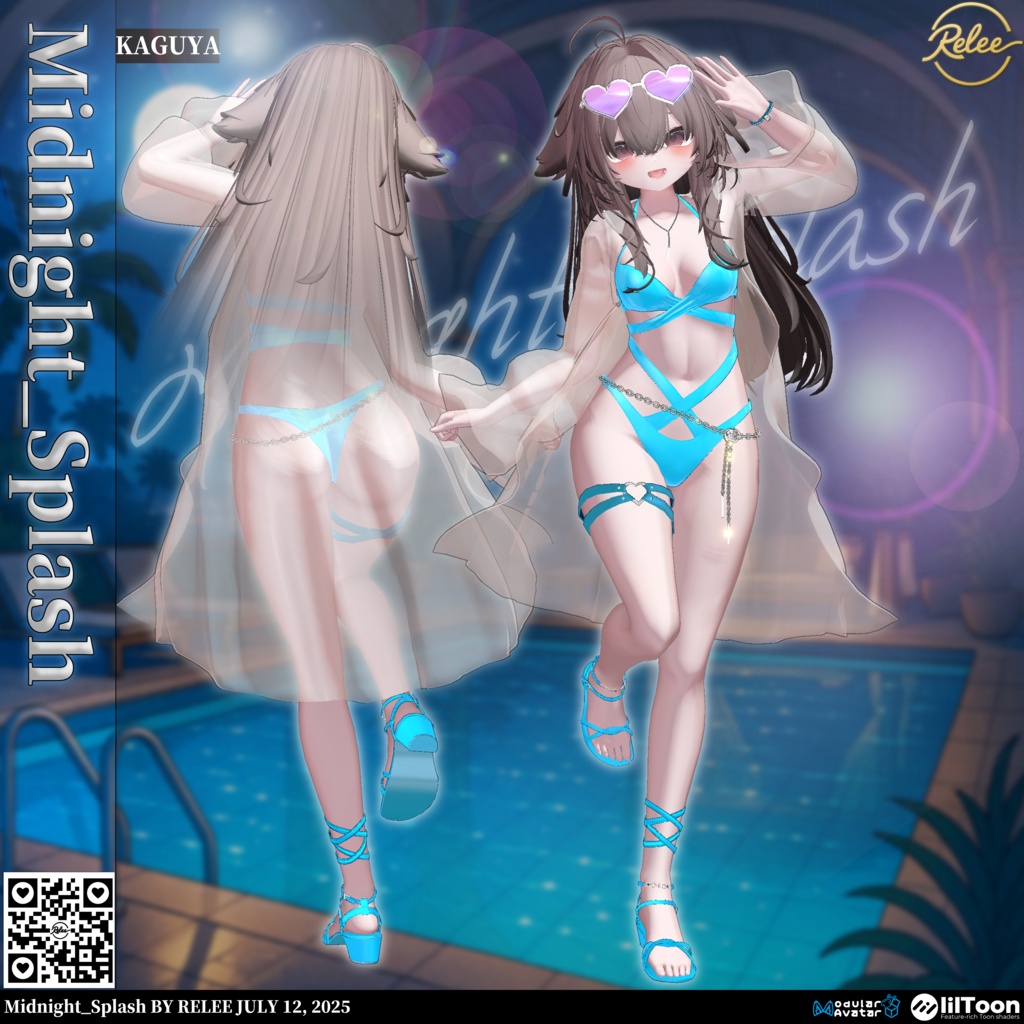 🎉KAGUYA Update🎉【PB】Midnight_Splash【19Avatars】