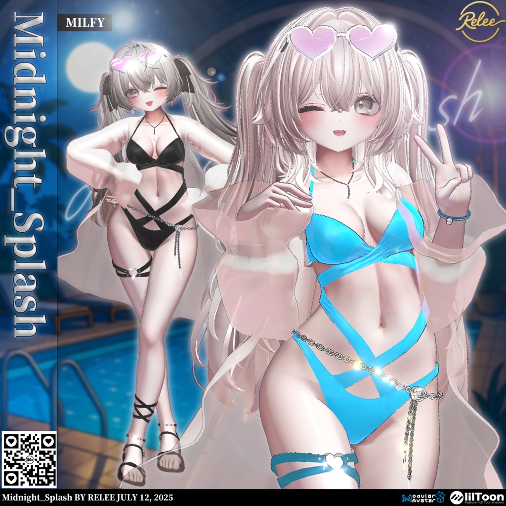 ✨【Eku update】✨【PB】Midnight_Splash【17Avatars】