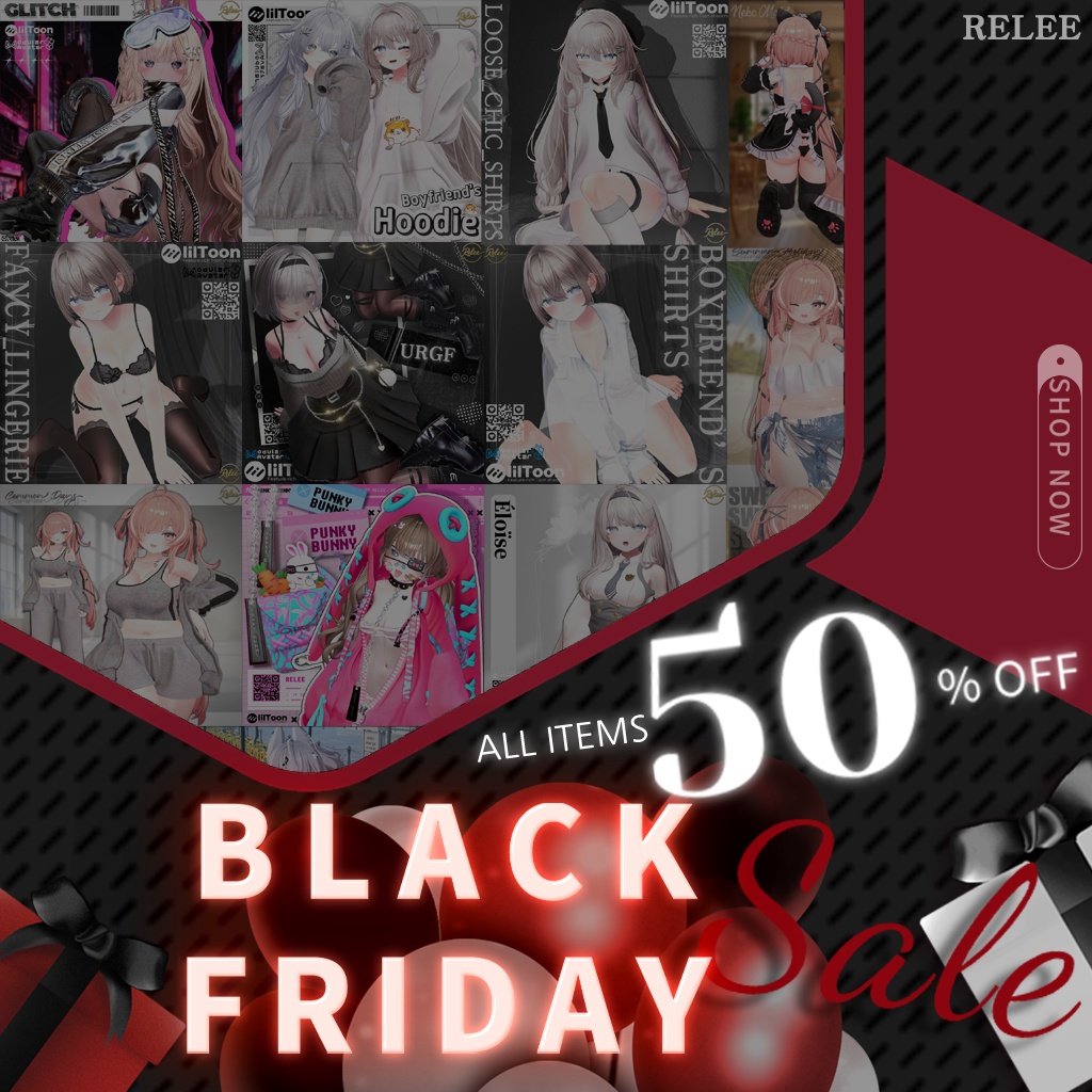 🖤50% BIG SALE【Black Friday】🖤 Relee Every outfits ~12/07