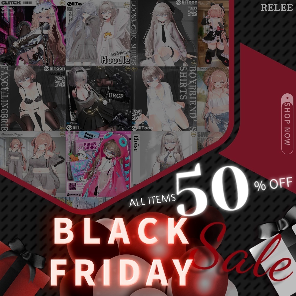 🖤50% BIG SALE【Black Friday】🖤 Relee Every outfits ~12/14