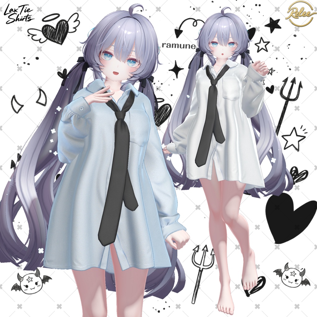 ✨OPEN SALE✨【PB】Lax_Tie_shirts【23Avatars】