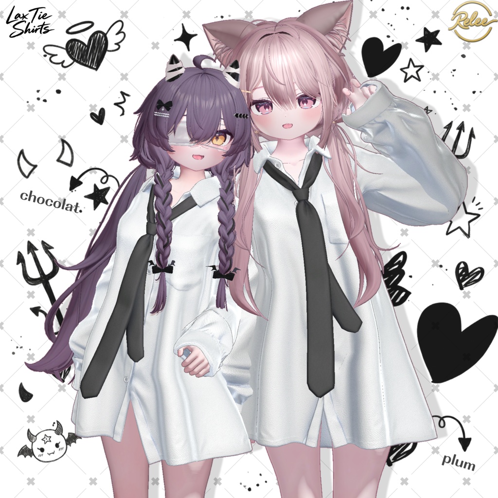 ✨OPEN SALE✨【PB】Lax_Tie_shirts【23Avatars】