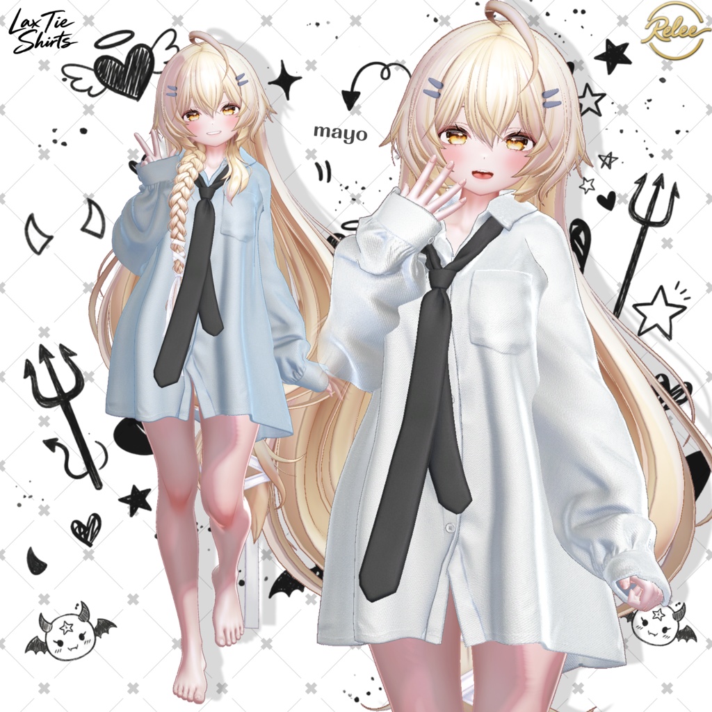 ✨OPEN SALE✨【PB】Lax_Tie_shirts【23Avatars】