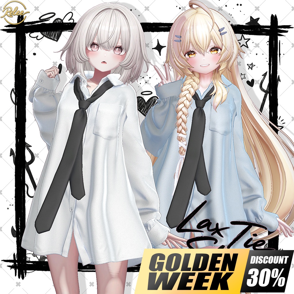 【PB】Lax_Tie_shirts【23Avatars】