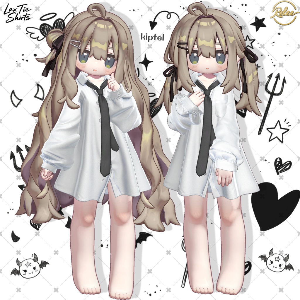 ✨OPEN SALE✨【PB】Lax_Tie_shirts【23Avatars】
