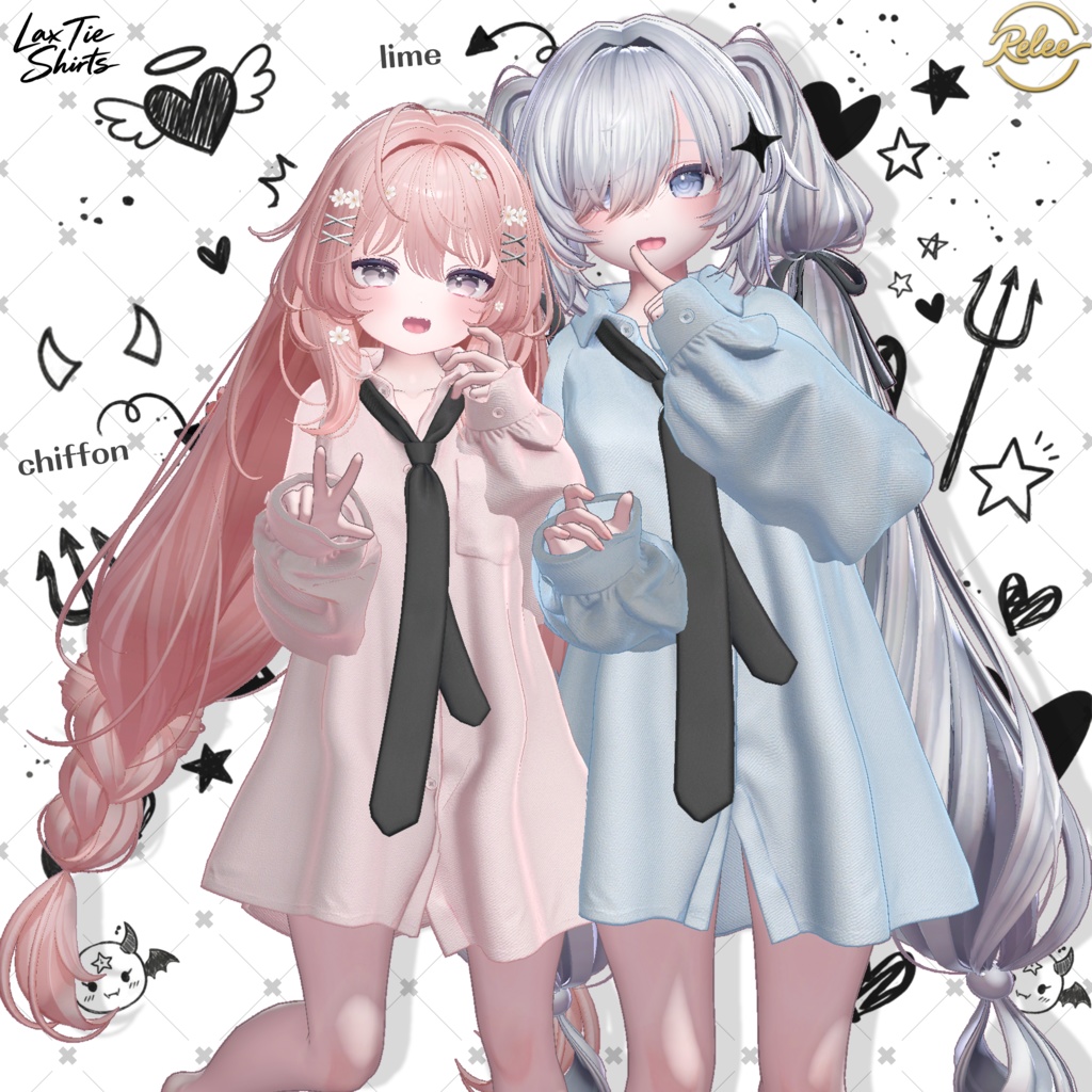 ✨OPEN SALE✨【PB】Lax_Tie_shirts【23Avatars】