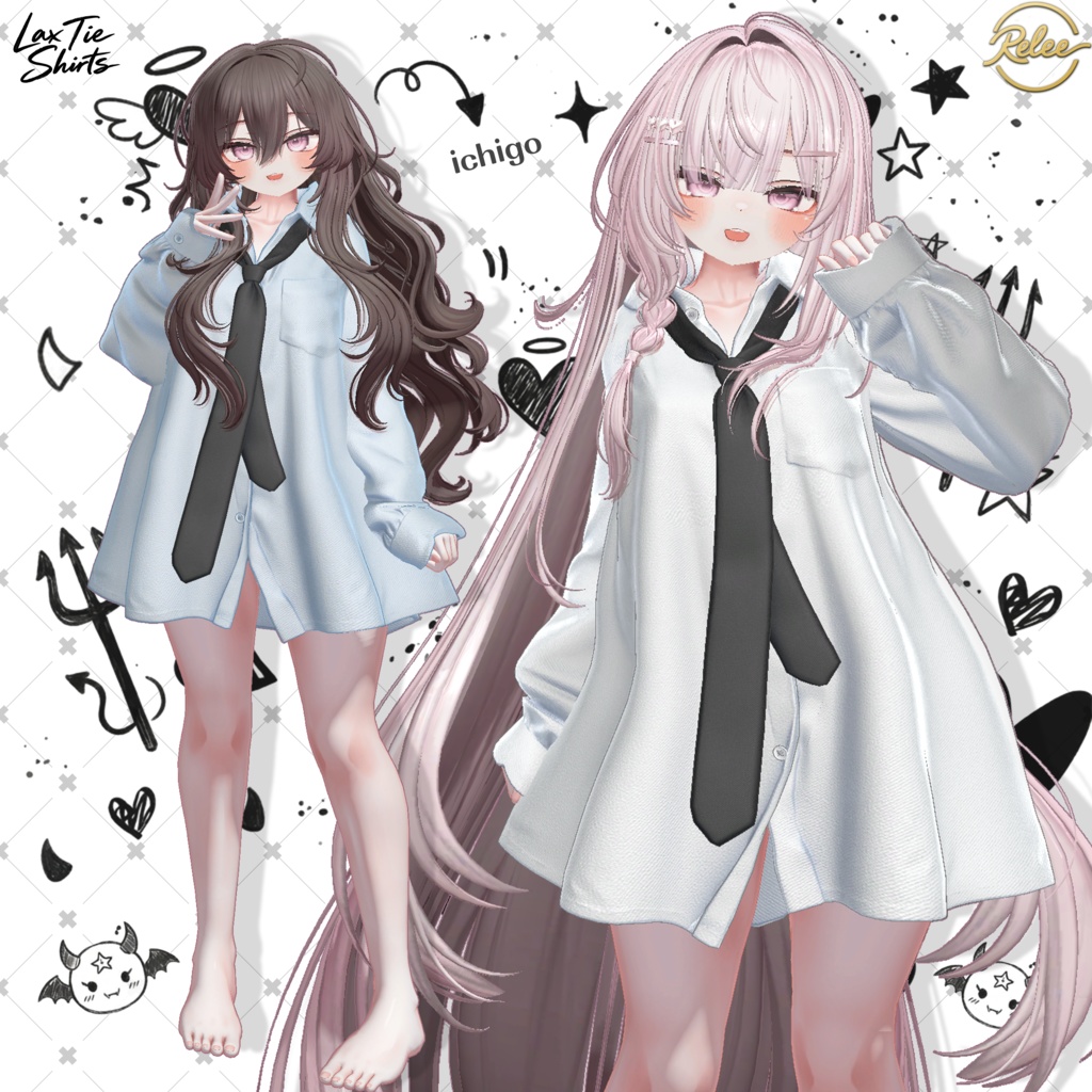 ✨OPEN SALE✨【PB】Lax_Tie_shirts【23Avatars】