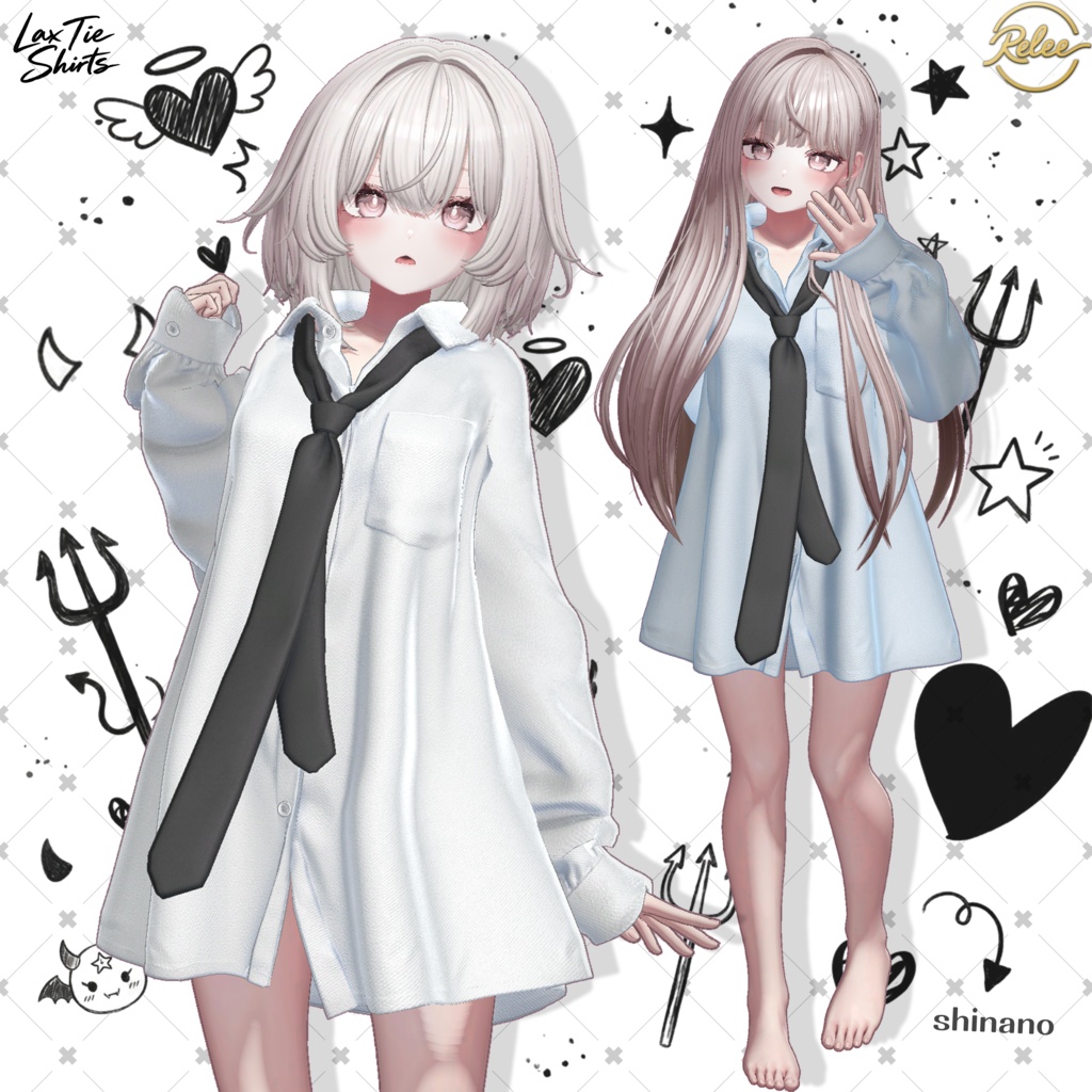 ✨OPEN SALE✨【PB】Lax_Tie_shirts【23Avatars】