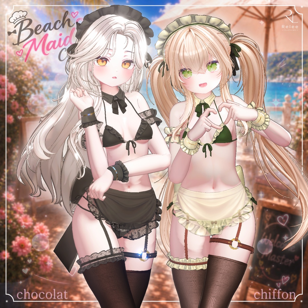 ✨OPEN SALE✨【PB】🌴Beach Maid Cafe🩷【19Avatars】