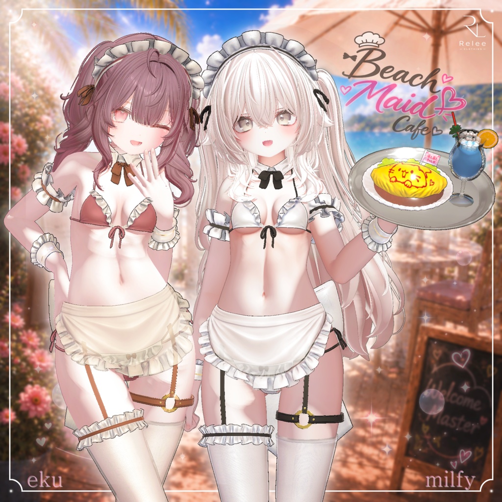 ✨OPEN SALE✨【PB】🌴Beach Maid Cafe🩷【19Avatars】