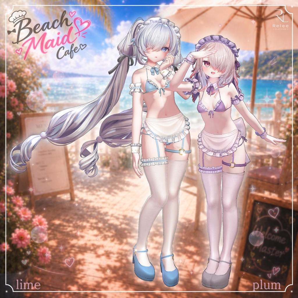 ✨OPEN SALE✨【PB】🌴Beach Maid Cafe🩷【19Avatars】