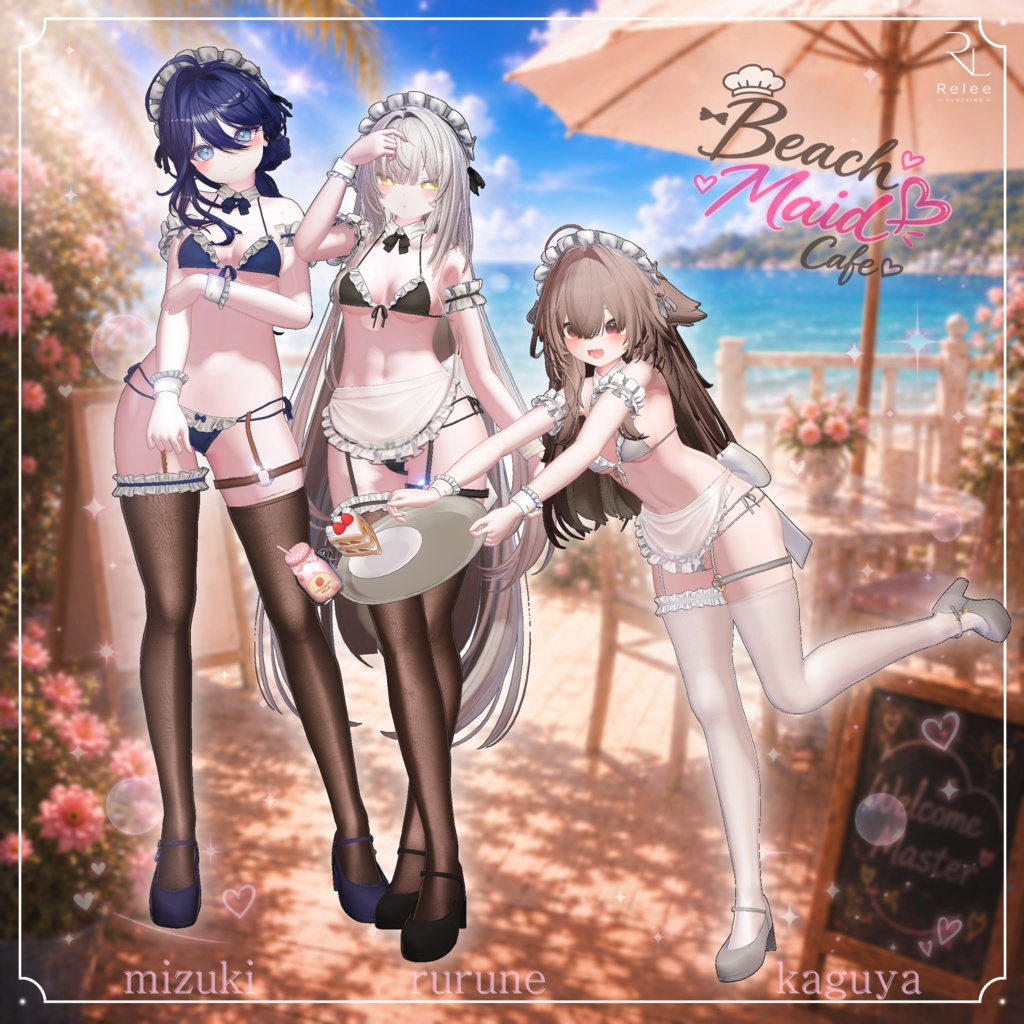 ✨OPEN SALE✨【PB】🌴Beach Maid Cafe🩷【19Avatars】