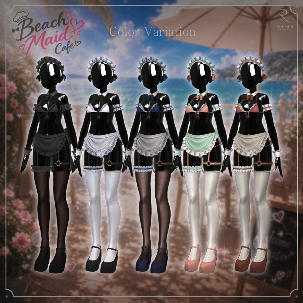 ✨OPEN SALE✨【PB】🌴Beach Maid Cafe🩷【19Avatars】