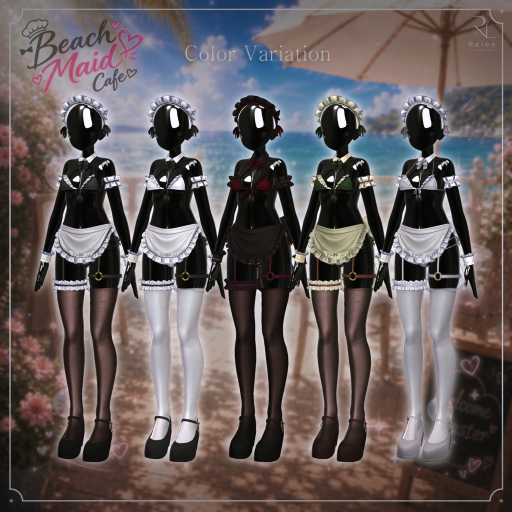 ✨OPEN SALE✨【PB】🌴Beach Maid Cafe🩷【19Avatars】