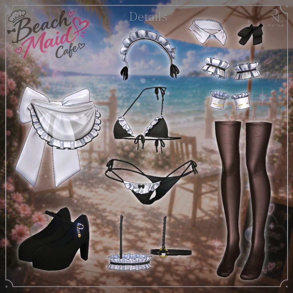 ✨OPEN SALE✨【PB】🌴Beach Maid Cafe🩷【19Avatars】