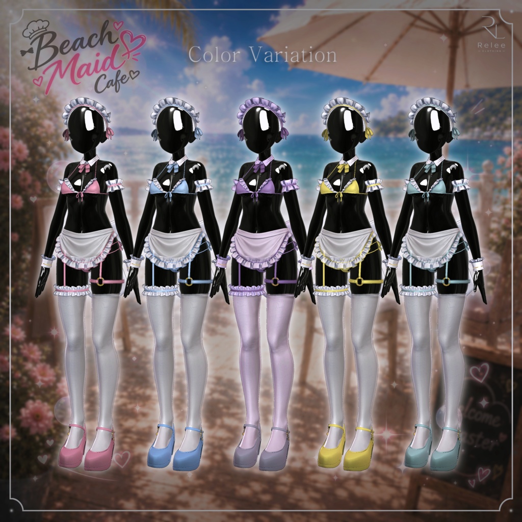 ✨OPEN SALE✨【PB】🌴Beach Maid Cafe🩷【19Avatars】
