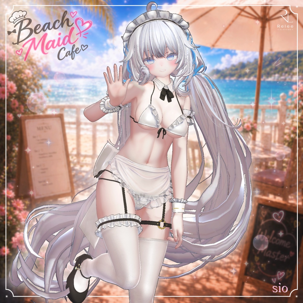 【Animation】【PB】🌴Beach Maid Cafe🩷【22Avatars】