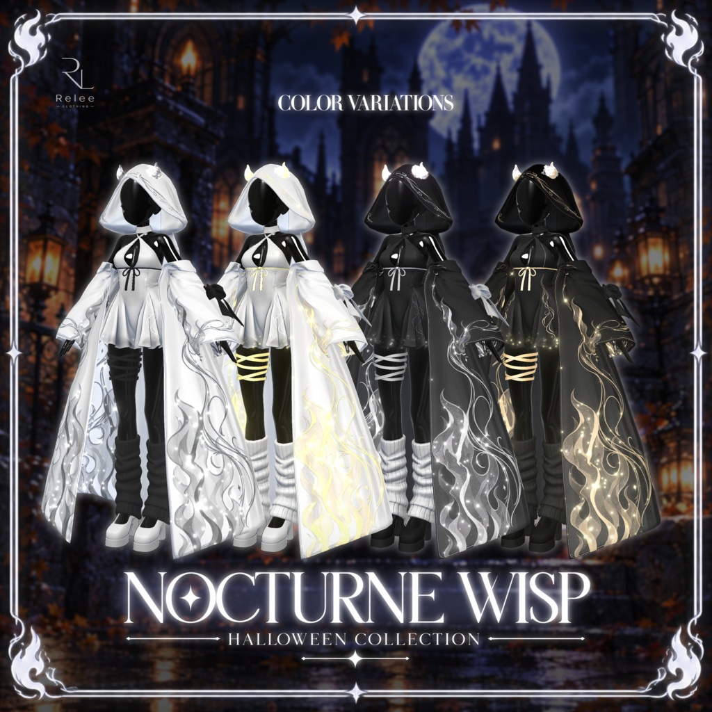 🎉1 DAY SALE~10/17🎉 【PB】👻Nocturne Wisp🖤【19Avatars】
