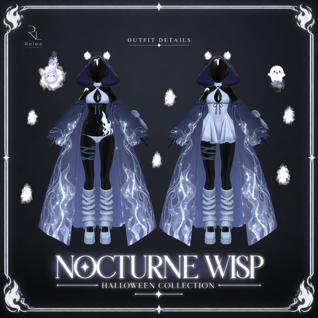 🎉1 DAY SALE~10/17🎉 【PB】👻Nocturne Wisp🖤【19Avatars】