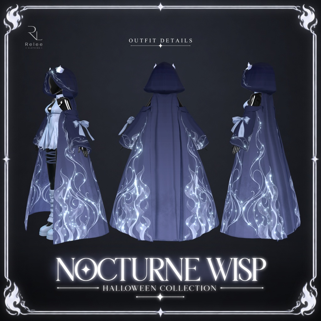 🎉1 DAY SALE~10/17🎉 【PB】👻Nocturne Wisp🖤【19Avatars】