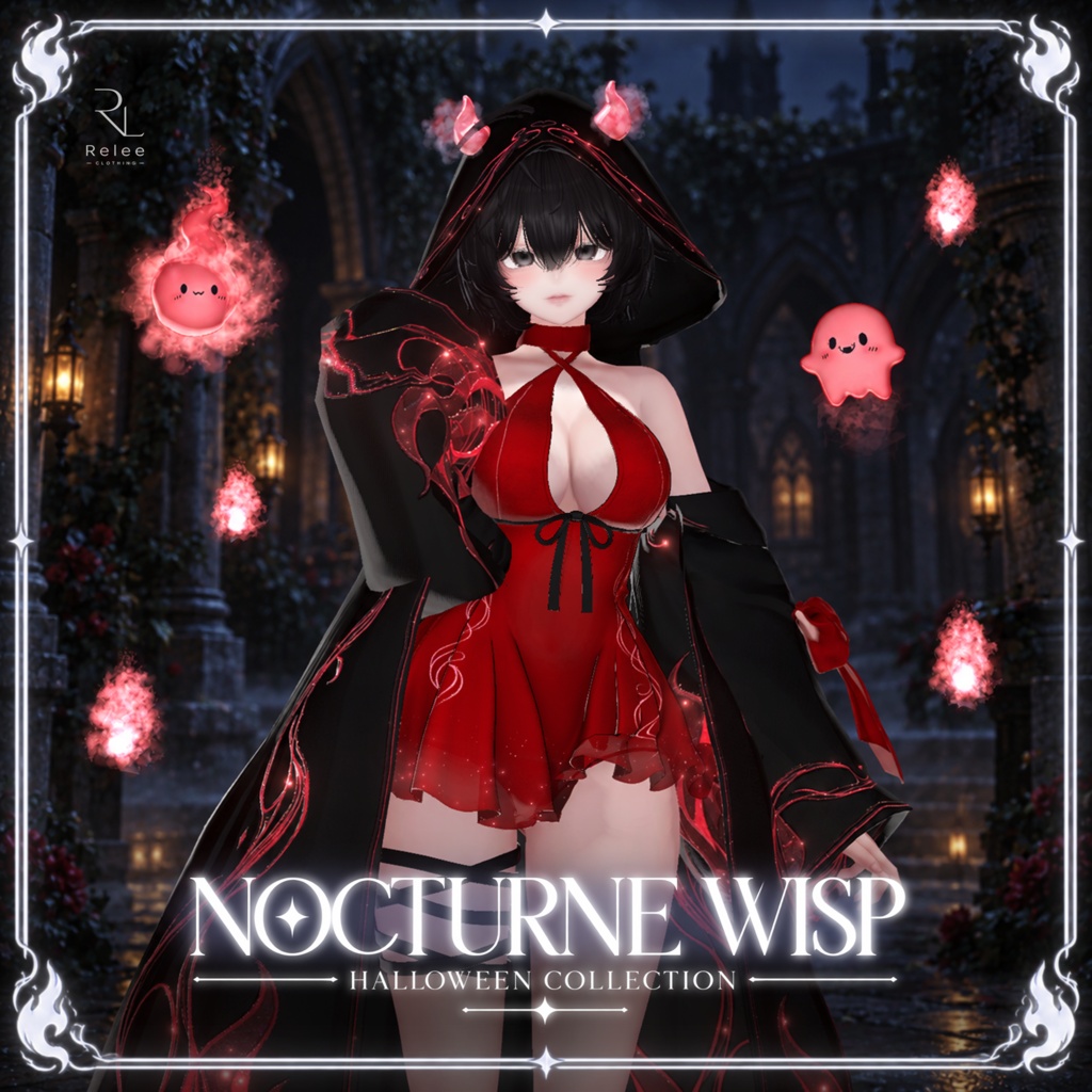 🎉1 DAY SALE~10/17🎉 【PB】👻Nocturne Wisp🖤【19Avatars】
