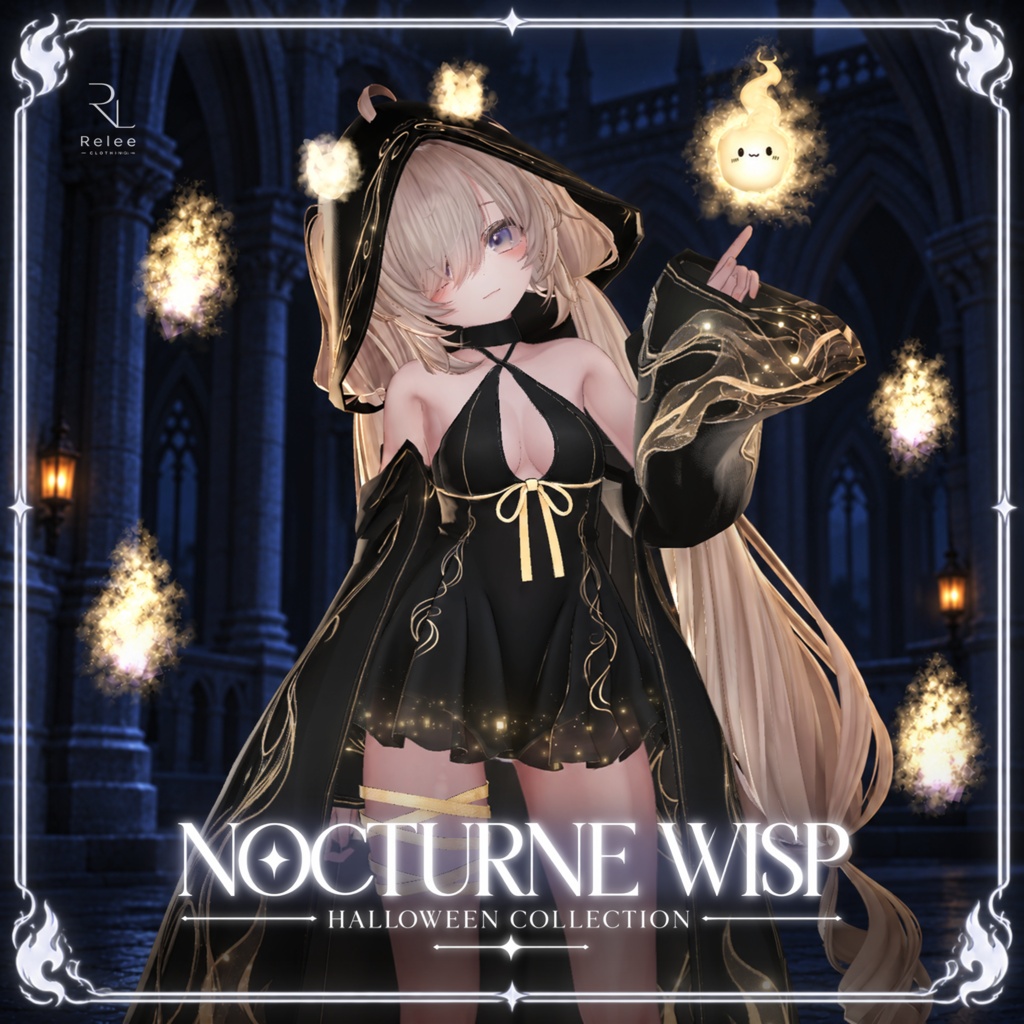 🎉1 DAY SALE~10/17🎉 【PB】👻Nocturne Wisp🖤【19Avatars】