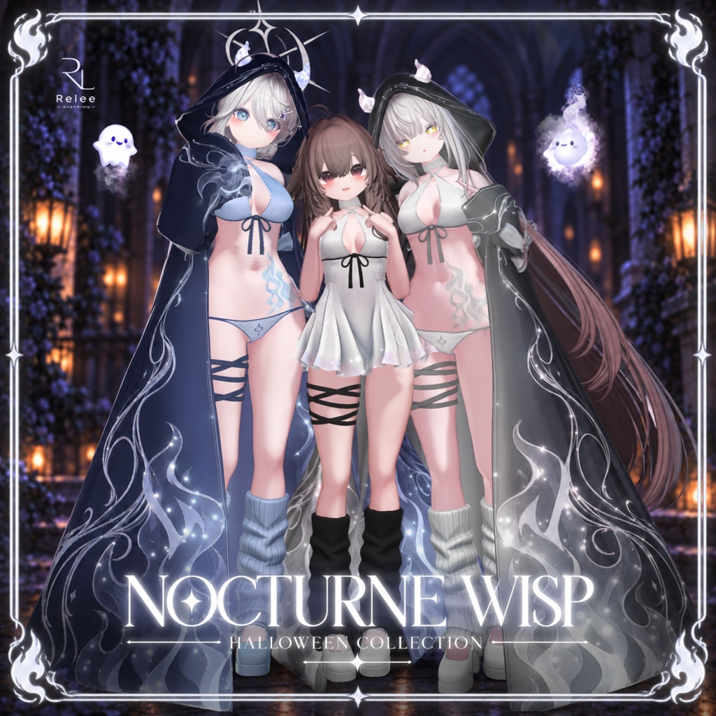 🎉1 DAY SALE~10/17🎉 【PB】👻Nocturne Wisp🖤【19Avatars】