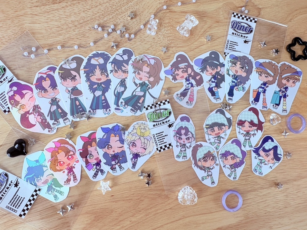 和風ダイナー3/4/5/6各学年シールセット