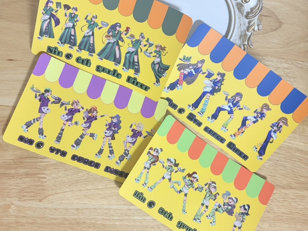 和風ダイナー　3/4/5/6各学年ポストカード