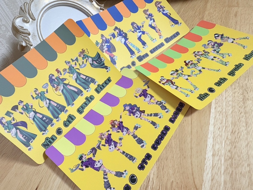 和風ダイナー 3/4/5/6各学年ポストカード