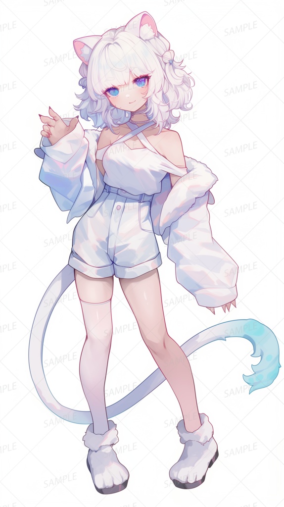 【立ち絵_0013】氷結のもふもふメッセンジャー