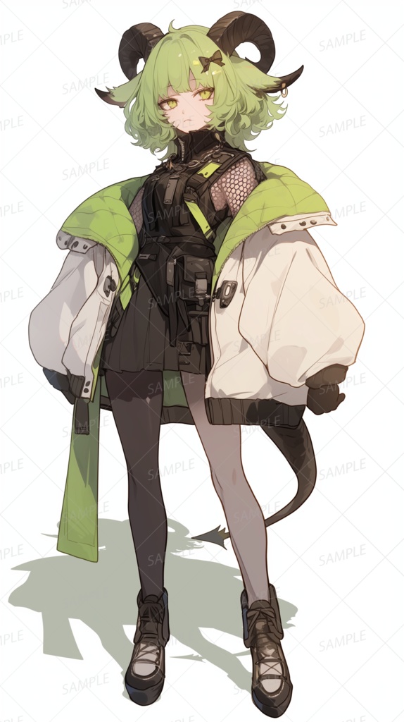 【立ち絵_0015】迷彩都市の小悪魔