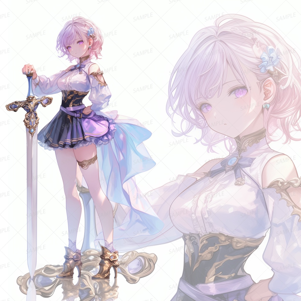 【立ち絵_0021】優美なる刃の舞姫