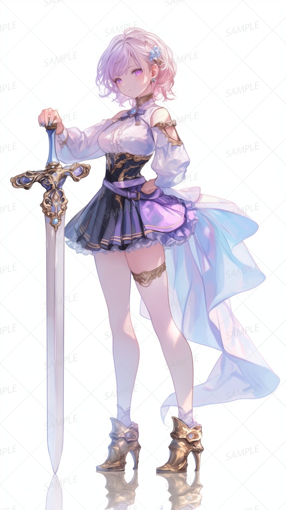 【立ち絵_0021】優美なる刃の舞姫