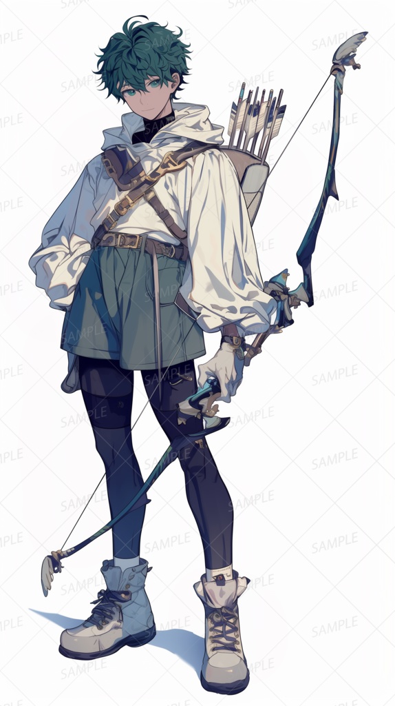 【立ち絵_0022】蒼き瞳のレンジャー