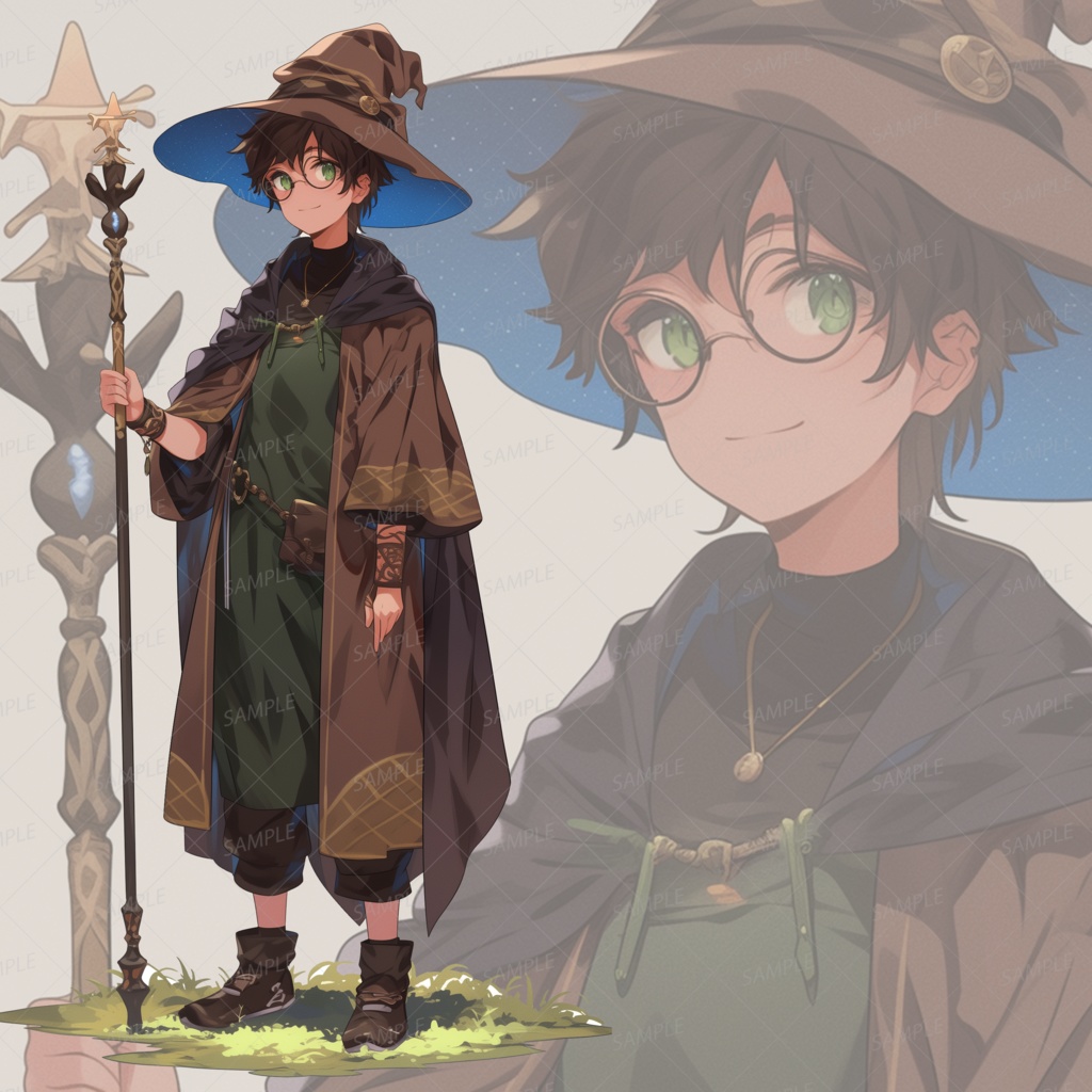 【立ち絵_0026】星読みの見習い魔導士